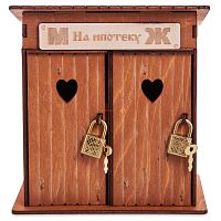 Копилка туалет 2 кабинки "На ипотеку" окрашенная во Реутове